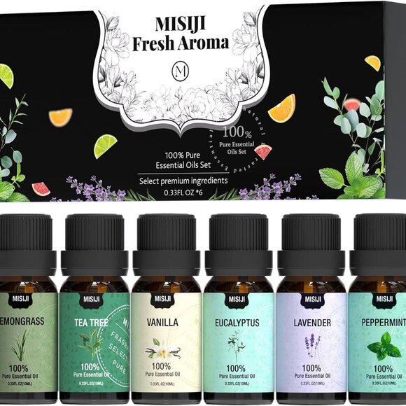 Other - Essential Oils Set Top 6 Aromatherapy-Essential Oils for Diffuser for Home,Air F
